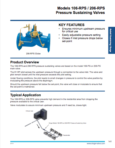 141 control valve - Southwest Valve & Equipment