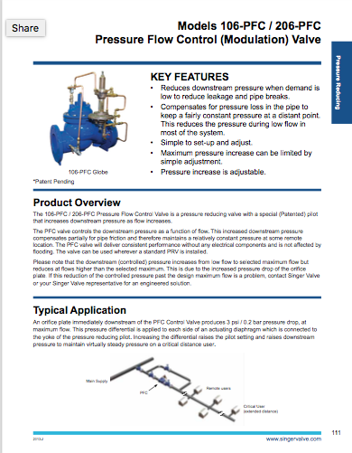 control valve 111 - Southwest Valve & Equipment